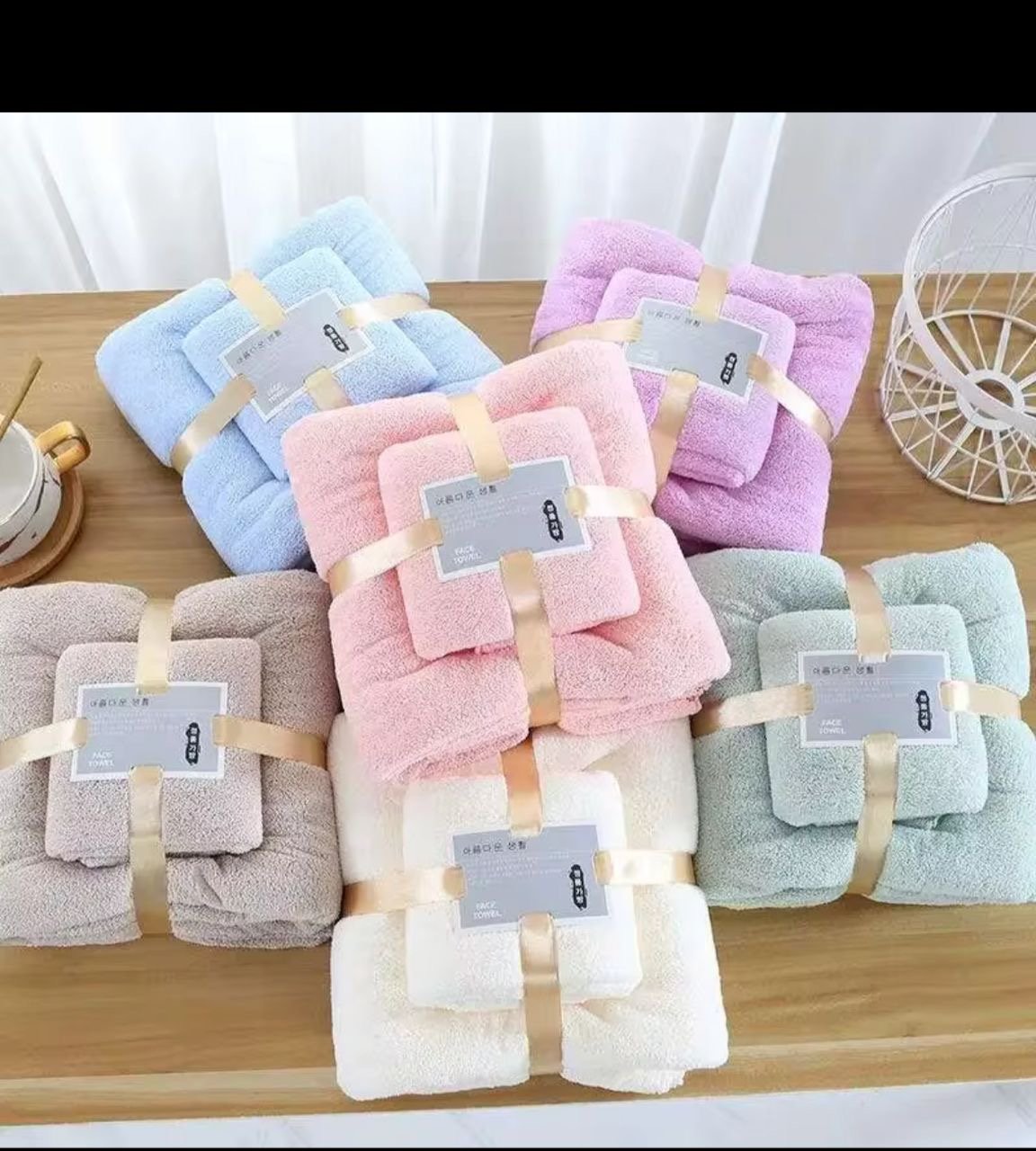 Serviette de bain 🌸